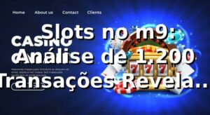 📊 Slots no m9: Análise de 1.200 Transações Revela RTP Médio de 96,8%